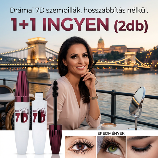 👀✨ Vízálló Szempillaspirál – Nem Mosódik El, Extra Hosszú 🙅‍♀️💧 | 1+1 ingyen! ⏰