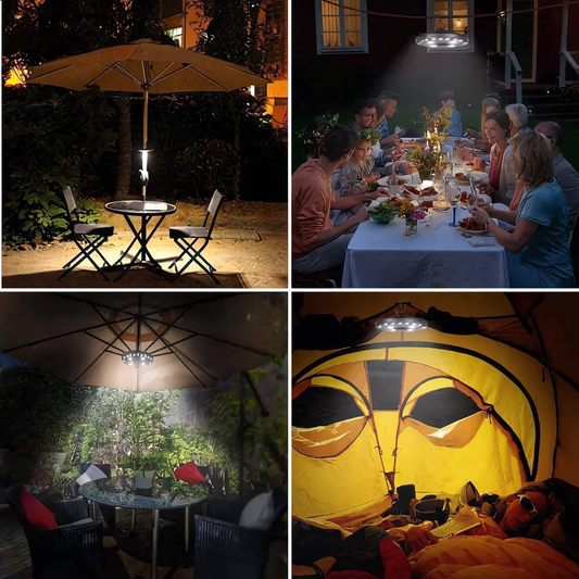 ✨💡 LED-es rögzítő lámpa napernyőhöz és napernyőállványhoz  💖