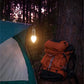 🏕️ Meleg fényű, napelemes LED kemping izzó – 🔋 Zöld energia és kényelmes, hangulatos éjszakai fények a szabadban ✨🌿
