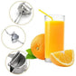 🍋🍊 Kézi citrusprés – Rozsdamentes acél fogaskerekekkel, beépített 70 ml-es mérőpohárral 🍹