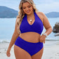 Elegáns tengerparti hát nélküli bikini szett