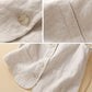 👚Egyszínű laza, légáteresztő gombos mellény