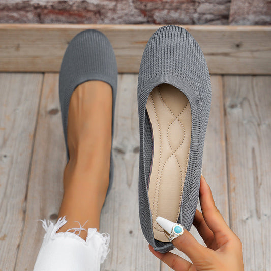 Round-Toe Flat Slip-On női cipő