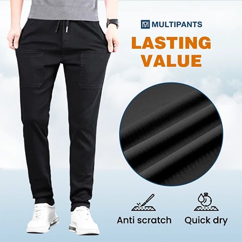 🔥Nyári kiárusítás: 40%-os kedvezmény🌬️【S-4XL】👖 Magas Stretch Multi-zsebes tartós Cargo nadrág