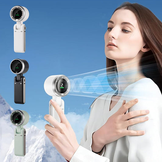 🌞Nyári Kültéri Alapfelszerelés - 50% KEDVEZMÉNY🌪️Hordozható Kézi Turbo Ventilátor