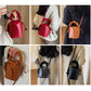 🎁Forró Akció 50% KEDVEZMÉNY✨ Kézzel Készült PU Bőr Zsinóros Vödör Táska -- Stílusos és Sokoldalú! 👜