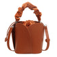 🎁Forró Akció 50% KEDVEZMÉNY✨ Kézzel Készült PU Bőr Zsinóros Vödör Táska -- Stílusos és Sokoldalú! 👜
