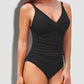 💖2025 Nyári Eladó 46% LE👙Ruched Cross-Front Sculpting egyrészes fürdőruha