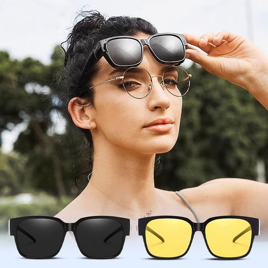 ☀️🕶️ Polarizált UV kettős felhasználású védő napszemüveg 🎁 | Raktáron 🚚📦