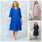 👗[M-3XL]🌺 Divatos Női Lengő Mintás Hosszú Ruha