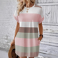 🔥【S-4XL】🌿 Női alkalmi kerek nyakú ruha 🌈👗