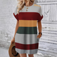 🔥【S-4XL】🌿 Női alkalmi kerek nyakú ruha 🌈👗