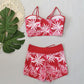 🔥👙 [S-2XL] 🏖️ Női nyomtatott kétrészes fürdőruha 🏝️