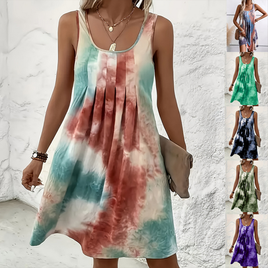 【S-2XL】🌈Női elegáns ujjatlan ruha 👗🌸