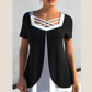 🔥[S-4XL]💖 Stílusos V fedélzetű kereszt top 👚