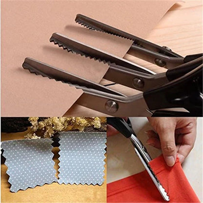 ✂️🧵 Cikkcakkos DIY varróolló – Precíz és könnyen használható | Raktáron 🚚📦