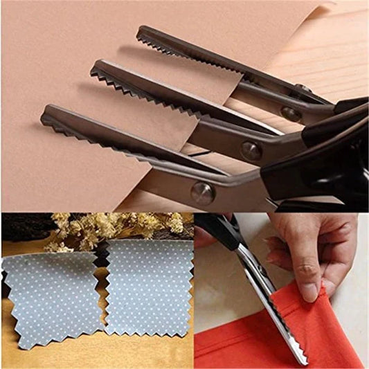 ✂️🧵 Cikkcakkos DIY varróolló – Precíz és könnyen használható | Raktáron 🚚📦