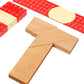 🔥 Vásároljon 1 kap 1 ingyenes! 🧩👶 Fa T-alakú Oktató Puzzle Játék