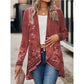 🔥 [S-2XL] 🌺👚 Virágmintás hosszú ujjú kabát