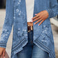 🔥 [S-2XL] 🌺👚 Virágmintás hosszú ujjú kabát