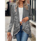 🔥 [S-2XL] 🌺👚 Virágmintás hosszú ujjú kabát
