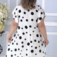 🔥 [S-4XL] ✨️👗 Női Mintás Pöttyös Ruha
