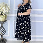 🔥 [S-4XL] ✨️👗 Női Mintás Pöttyös Ruha