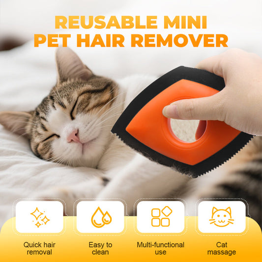 🔥 Vásároljon 1 kap 1 ingyenes 🐶 Újrahasználható Mini Háziállat Szőr Eltávolító 🐈️