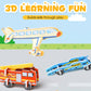 🔥 3D Oktatási Puzzl a Gyerekeknek 👶💕