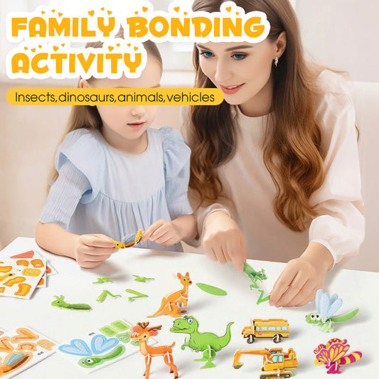 🔥 3D Oktatási Puzzl a Gyerekeknek 👶💕