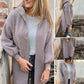 🔥 (S-3XL) 🧥✨ Női Könnyű Kapucnis Középhosszú Kabát