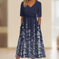 🔥 (S-4XL) 👗✨ Nők Puha Casual V-nyakú Ruha