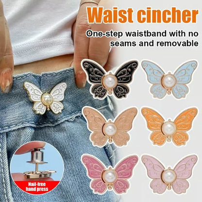 🦋 Leválasztható, pillangós díszű deréktáji állítható csat 🧵👖