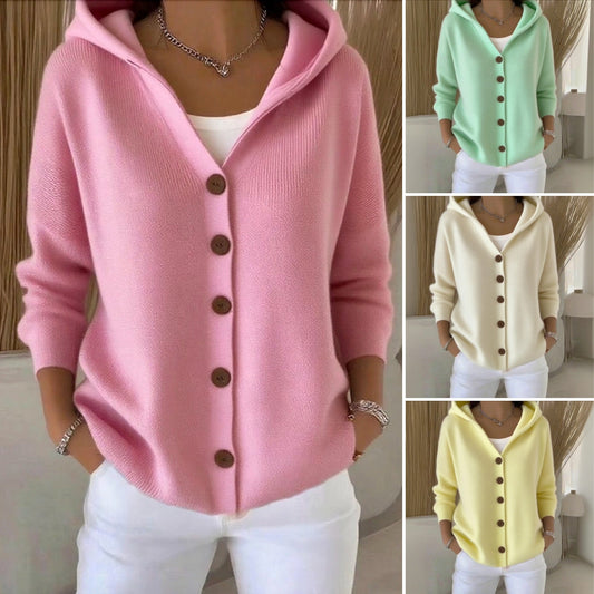 💖 (S-4XL) 🌺 Női pamut hosszú ujjú pulóver, kényelmes és alkalmi viselet ✨