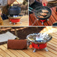 🔥🏕️ Ultra-halvány, hordozható kempinggáz-tűzhely – Gyors forralás, szélvédett és összehajtható tervezés 🍳👍