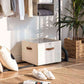 ✨👟 Textil cipőrendszerező tárolódoboz – Összecsukható kivitel, nagy űrtartalom, porálló és légáteresztő, helytakarékos megoldás gardróbba és hálószobába 🌿🌬️