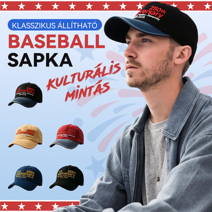 ✨ Kulturális Mintás Klasszikus Állítható Baseball Sapka 🧢💕