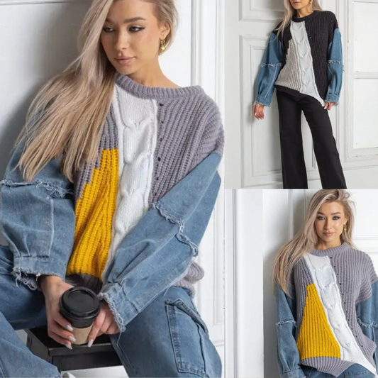 🌺【S-XL】😍 Női alkalmi kötött pulóver