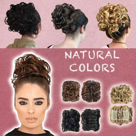 💥 Vásároljon 1 kap 1 ingyenes 💇‍♀️ Göndör paróka hajcsat 😍