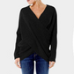 🌼 (S-4XL) 💖 Női Kényelmes Divatos V-Nyakú Pulóver