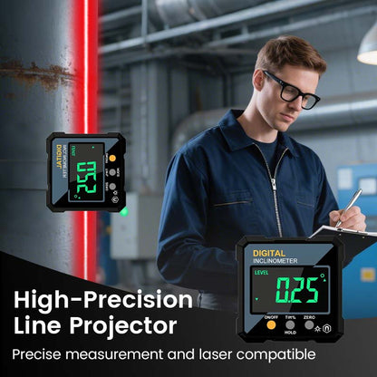 🧲 Mágneses Digitális Szögmérő Szintmérő 🔧📏