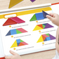 👶🎁 Gyermekek Mágneses Tangram Kirakós Készlet - Fejleszti a Gyerekek Gondolkodási Képességeit 🧩✨