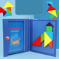 👶🎁 Gyermekek Mágneses Tangram Kirakós Készlet - Fejleszti a Gyerekek Gondolkodási Képességeit 🧩✨