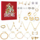 🎅 Akár 50% KEDVEZMÉNY! 📿 24 DB Karácsonyi Ékszer Rejtélyes Doboz 🥰