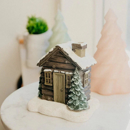 🏠 Faház Tölcséres Kandalló füstölgő kéménnyel 🎄 Tökéletes karácsonyi ajándék 🎁