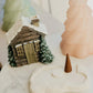 🏠 Faház Tölcséres Kandalló füstölgő kéménnyel 🎄 Tökéletes karácsonyi ajándék 🎁