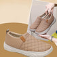 🔥 Női Kényelmes Kerek Orrú Slip-On Cipők 👟✨
