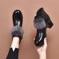 🔥 Téli női elegáns, vastag szőrös bokacsizma 👢
