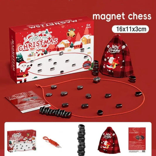 🔥 Szórakoztató mágneses sakkjáték kötéllel 🤣