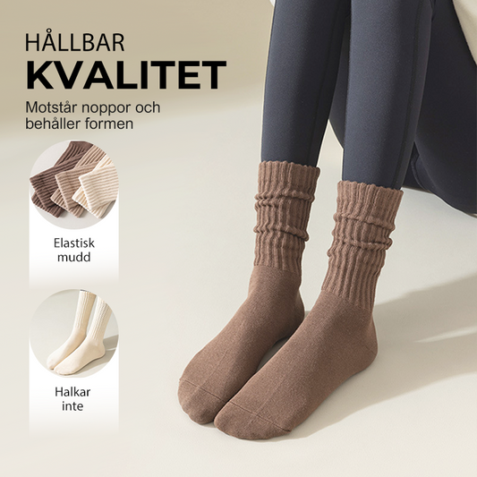 🔥 Meleg női középhosszúságú zokni őszre és télre 2 pár 🧦